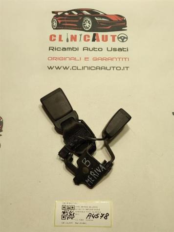 AGGANCIO CINTURA DI SICUREZZA POSTERIORE OPEL Meriva 3° Serie 6F0857739B A14NEL (10) - Foto 2