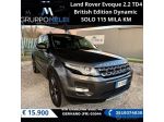 Land Rover Evoque 2.2 TD4 British Edition Dynamic SOLO 115 MILA KM