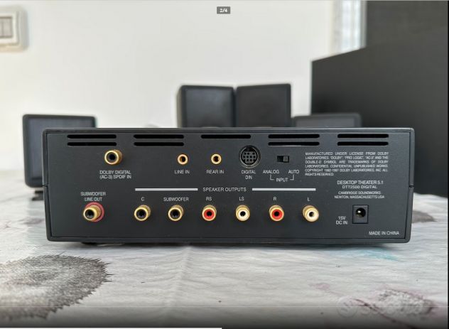 Speaker Soundblaster Desktop Theater 5.1 DTT 2500 Digital - Foto 2