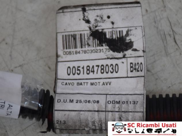 Cavo Batteria Fiat Panda 51759226 - 25596 - Foto 2