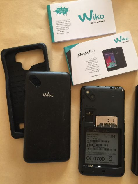 Cellulare Wiko Sunset 2 nero android SENZA batteria NON testato ricambi - Foto 2