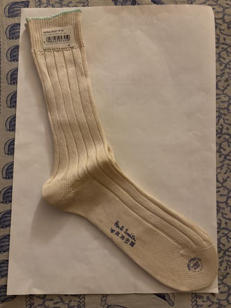 CALZE NUOVE DA UOMO FIRMATE ORIGINALI PAUL SMITH,MADE IN ITALY - Foto 2