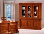 Libreria 3 porte legno 3 porte vetrina arte povera cod 11422 / 11423
