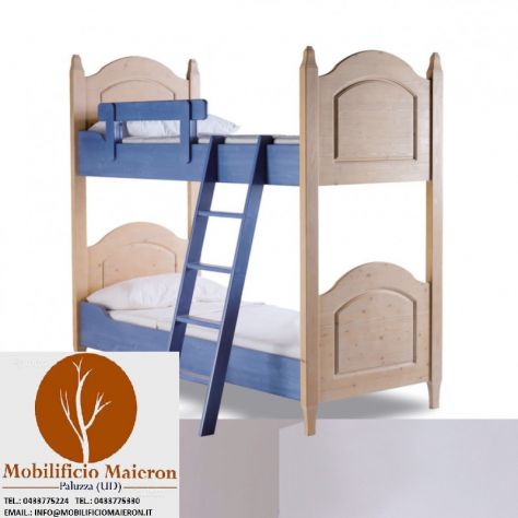 Camere Da Letto Trieste Arredamento Hotel Alberghi Ostelli B&amp;B In Legno Abete - Foto 8