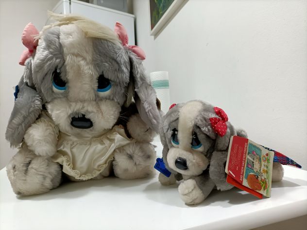 Peluche pupazzetti nuovi 30x30 mamma cane cuccioli - Foto 2