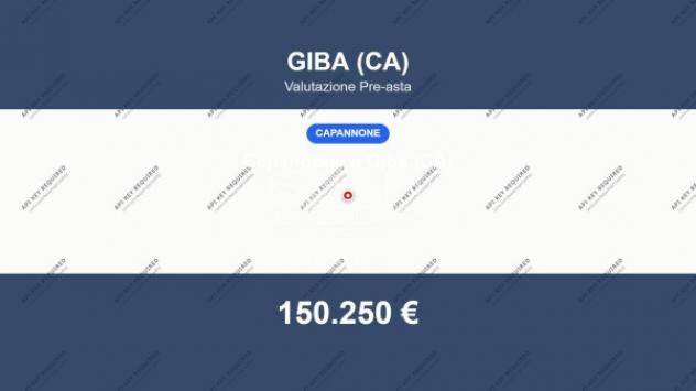 Immobile in asta di 16875 m² in vendita a Giba