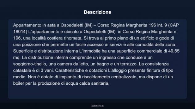 Immobile in asta di 49 m² in vendita a Ospedaletti - Foto 3