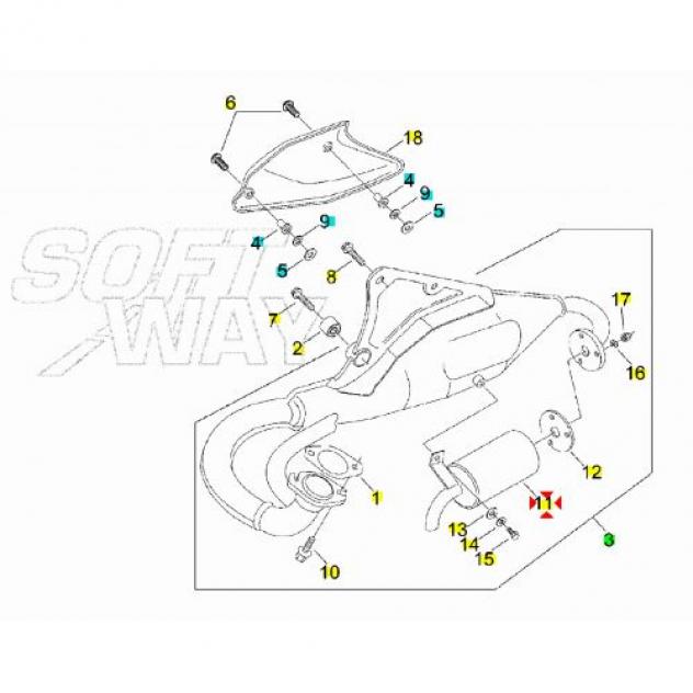 Silenziatore Aprilia SR AP8219433 - Foto 4
