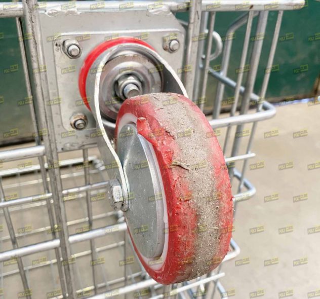 Ceste o contenitori retati con ruote - carrelli usati - Foto 3