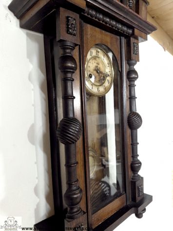 176393 Antico orologio a pendolo funzionante - Foto 7