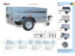 Rimorchio Cresci B3 450 Kg cm142x111x34H con freni