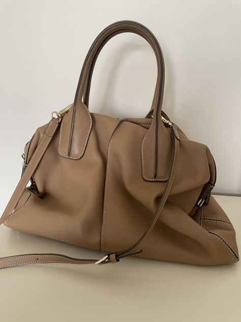 BORSA TOD'S MOD. D-BAG IN PELLE BEIGE