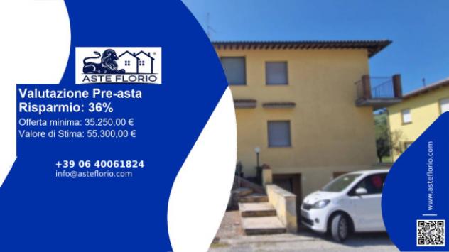 Immobile in asta di 111 m², box auto in vendita a Gualdo Tadino