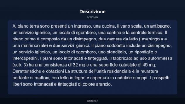 Immobile in asta di 314 m² con più di 5 locali e box auto in vendita a Montafia - Foto 15