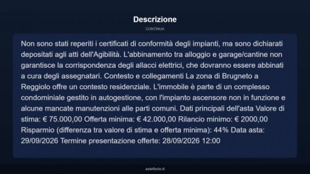 Immobile in asta di 71 m², box auto in vendita a Reggiolo - Foto 15