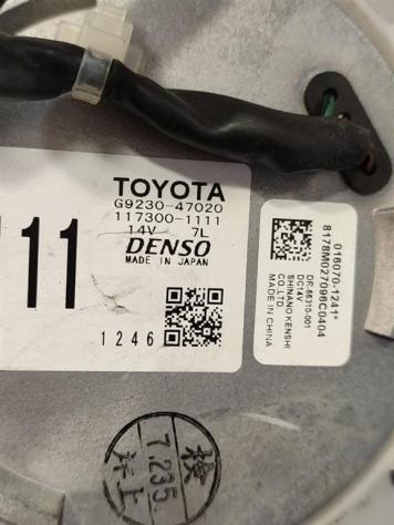 VENTOLA RAFFREDDAMENTO BATTERIA TOYOTA Prius 3° Serie G9230-47020 2ZRFXE gas 1798 (0916) - Foto 3