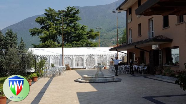 Tendoni Tensostrutture 16 x 20 x 4,40 mt. Professionali uso cerimonie Sagre - Foto 3