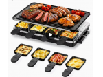 Raclette - Gourmette - Griglia 8 posti ( NUOVO )