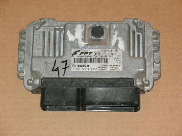 0261S07417 ECU LANCIA DELTA 1.4L 16V ME7.9.10 0261S07417 55245640