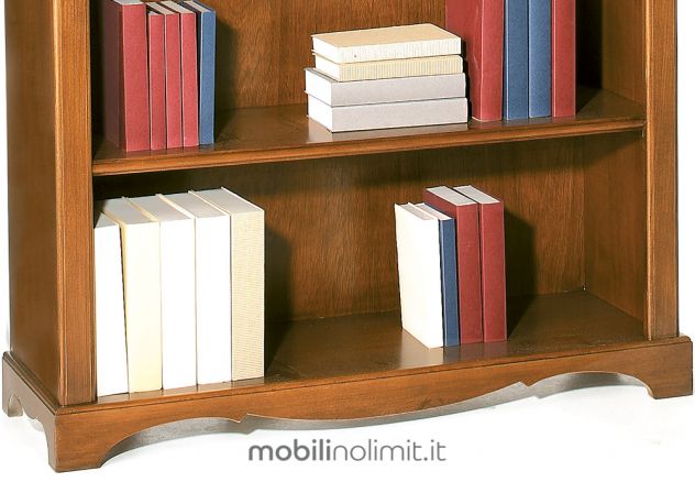 Libreria 4 ripiani in tinta noce - Mobile Nuovo - Foto 3