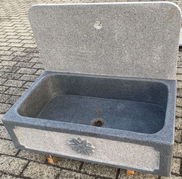 Lavello lavandino per cucina pietra granito 80/90cm - Foto 8