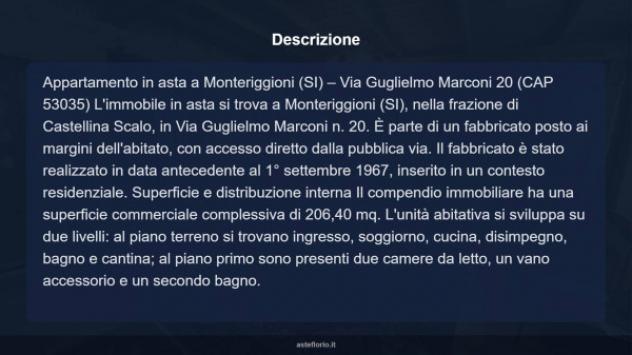 Immobile in asta di 206 m² con più di 5 locali in vendita a Monteriggioni - Foto 8