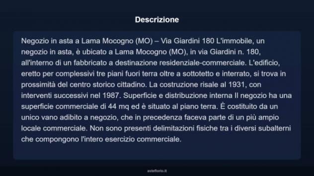 Immobile in asta di 44 m² in vendita a Lama Mocogno - Foto 4