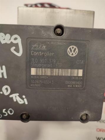CENTRALINA ABS VOLKSWAGEN Touareg 1° Serie 7L0614111F 7L0907379E AYH diesel 4921 (0206) - Foto 4