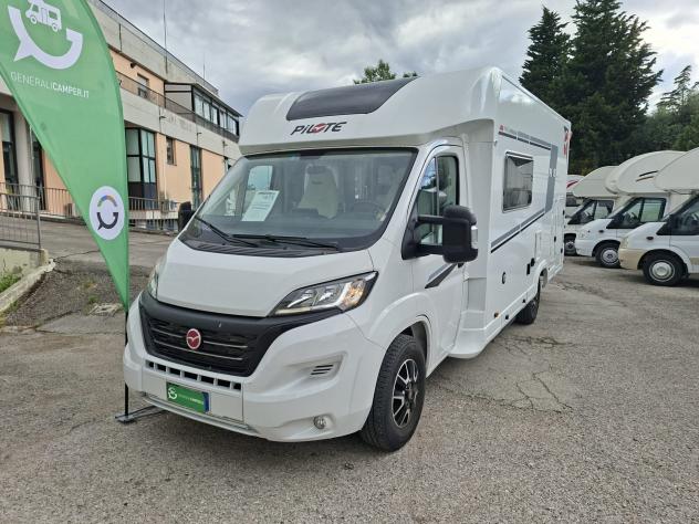 CAMPER PILOTE DUCATO SEMINTEGRALE 7 POSTI DOPPIA DINETTE LETTI CASTELLO CLIMATIZZATORE BASCULANTE FOTOVOLTAICO CAMPEGGIO USATI GENERALI 1675 - Foto 2