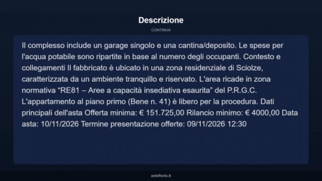 Immobile in asta di 468 m², box auto in vendita a Sciolze - Foto 17