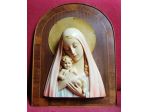 madonnina con bambino in ceramica