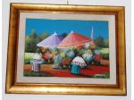 quadro  olio su tela Tatari cm. 50x70