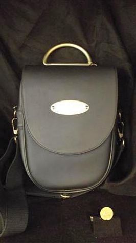 Borsa Tracolla Original Storm London con applicazioni in alluminio - Nuova -