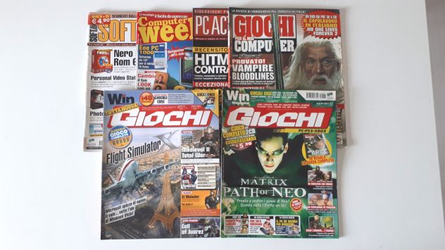lotto 6 riviste magazine pc video games win giochi per il mio computer ottime - Foto 2