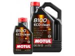 6 LT MOTUL 8100 ECOCLEAN 0W30 Olio Motore Sintetico per Risparmio Carburante