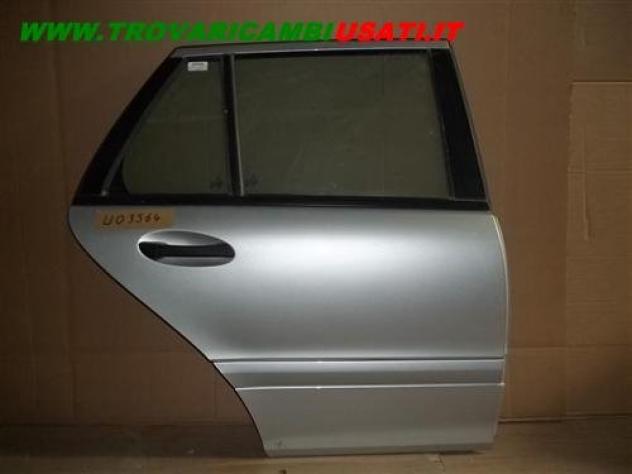 PORTA POST.D. ARGENTO MERCEDES Classe C 4p / SW (W203/S203) 999-U03564 Carrozzeria  Lamierati esterni  Porte  Porta post. dx. MERCEDES - Classe C 4 po