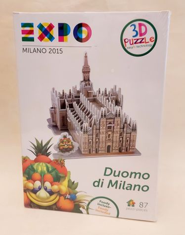 Expo Duomo di Milano 2015 Puzzle 3D 87 pezzi nuova con r