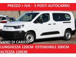 FIAT Doblo 1.5 BlueHdi 100CV Crew Cab COMBI 5 POSTI AUTOCARRO rif. 23770229