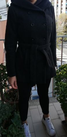 Cappotto doppio petto grigio scuro Tg M - Foto 5