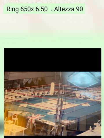 Vendo ring boxe 6.50 x 6,50