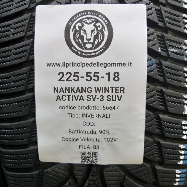 4 GOMME 225 55 18 NANKANG A56647 - Foto 2