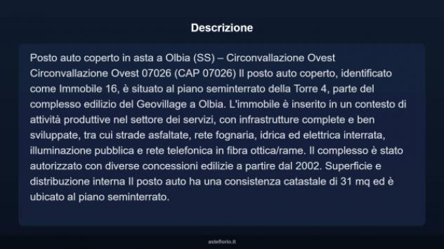 Immobile in asta di 31 m² in vendita a Olbia - Foto 9