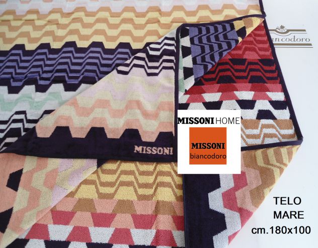 TELI MARE MISSONI 3 modelli cm. 180 x 100 - Foto 2