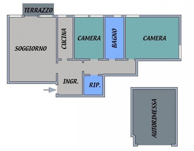 Trilocale in vendita a Bologna