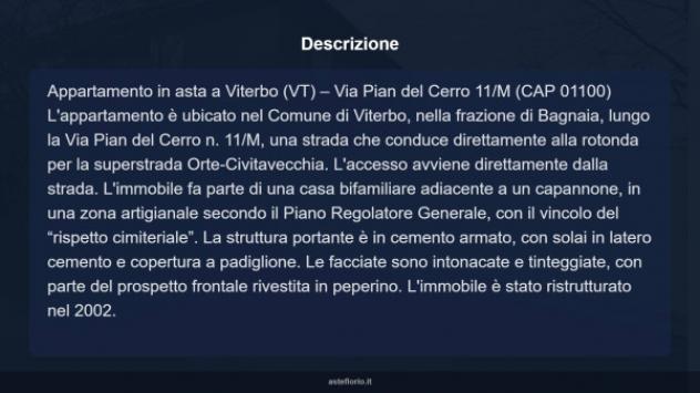 Immobile in asta di 128 m² con più di 5 locali in vendita a Viterbo - Foto 7