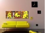 Quadro Roy Lichtenstein dipinto a mano fumetto