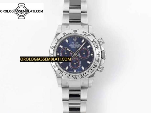 Rolex Replica DAYTONA 116509 QUADRANTE BLU BEST EDITION 1:1 SU BRACCIALE SS SA4130