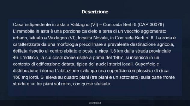 Immobile in asta di 180 m² con più di 5 locali in vendita a Valdagno - Foto 11