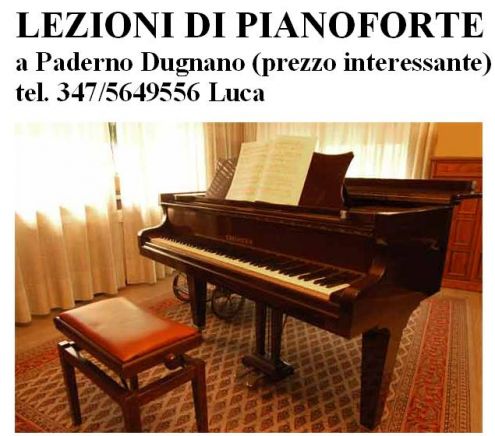 LEZIONI DI PIANOFORTE