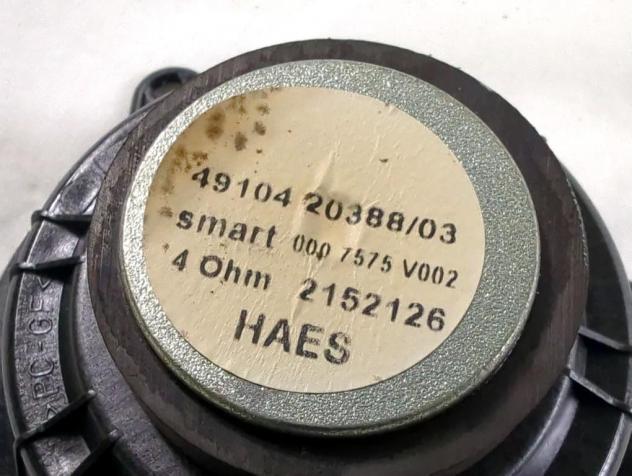 0007575V002 CASSA ALTOPARLANTE PORTA SMART FORTWO 0.6 B 45KW AUT 2P (2002) RICAMBIO USATO - Foto 5